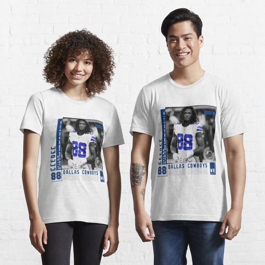 Discover CeeDee Lamb Football Edit Tapestries Cowboys Essential T-Shirt