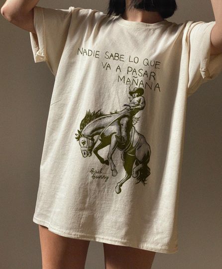 Discover Bad Bunny Vintage Tour Tee 2023 - Nobody knows what will happen tomorrow - Rap T-shirt