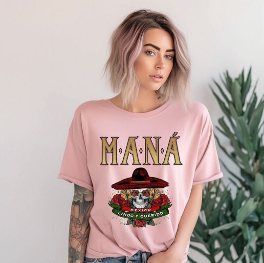 Discover Man Tour 2023 Shirt, Mana Concert Tee, Mxico Lindo Y Querido, Mana Band Shirt