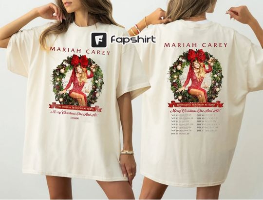 Discover All I Want For Christmas Is Mariah Carey Shirt, Music Xmas Shirt