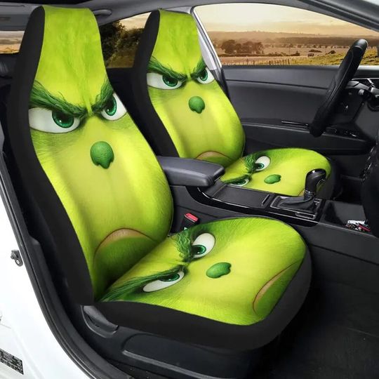 Discover funny character Christmas Lover Car Seat Cover