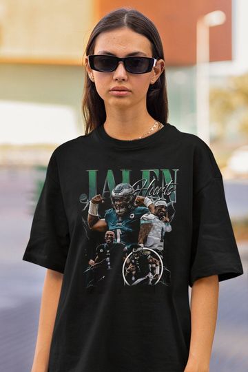 Discover Vintage Jalen Hurts Shirt, Sweatshirt, Football Shirt, Classic 90s Graphic Tee