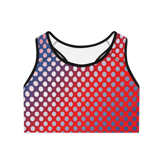 Discover All-Over Print Sports Bra