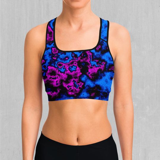 Discover Geocidic Psychedelic Sports Bra All-Over Print Sports Bra