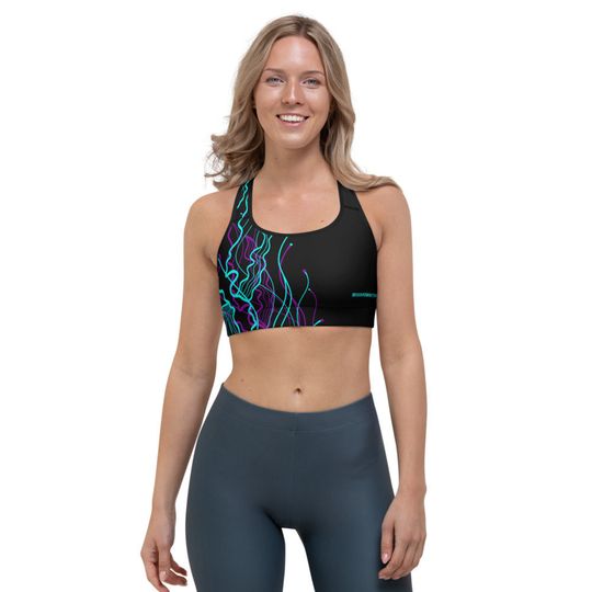 Discover All-Over Print Sports Bra