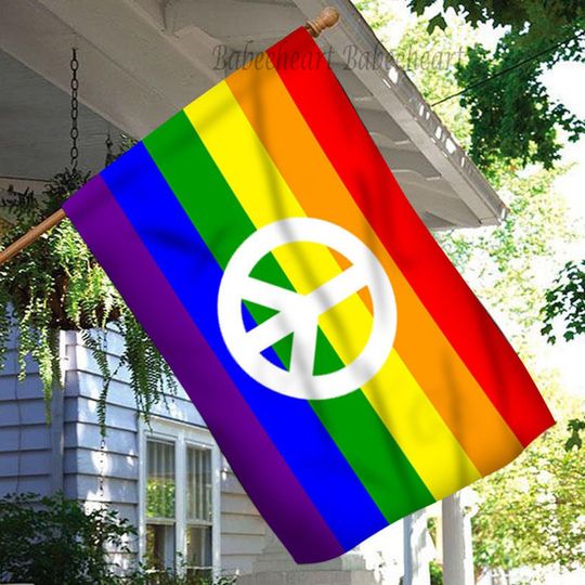 Discover LGBTQ Pride House Flag
