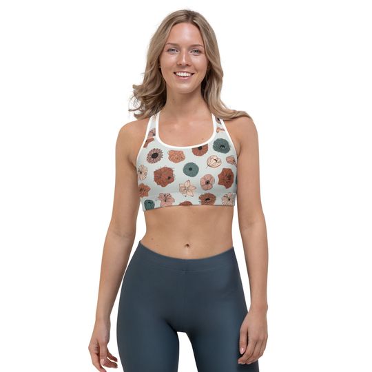 Discover All-Over Print Sports Bra