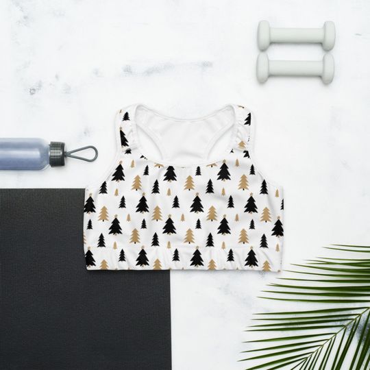Discover All-Over Print Sports Bra