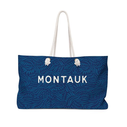 Discover Montauk Beach Bag Long Island The Hamptons Weekender Bag