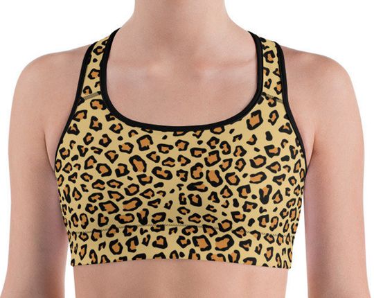 Discover Leopard print  All-Over Print Sports Bra