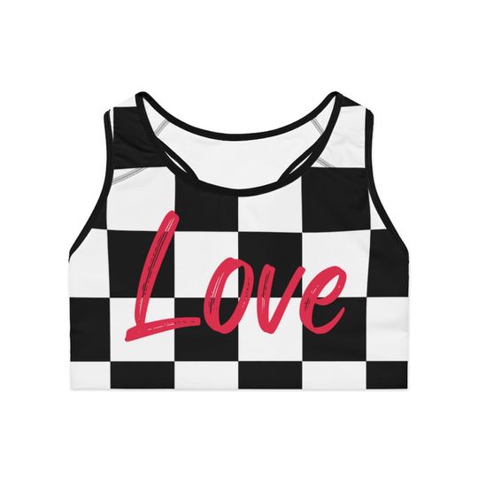 Discover All-Over Print Sports Bra