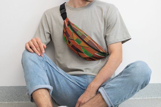 Discover Afrocentric Kente Fanny Pack