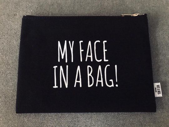 Discover My face in a bag makeup bag
