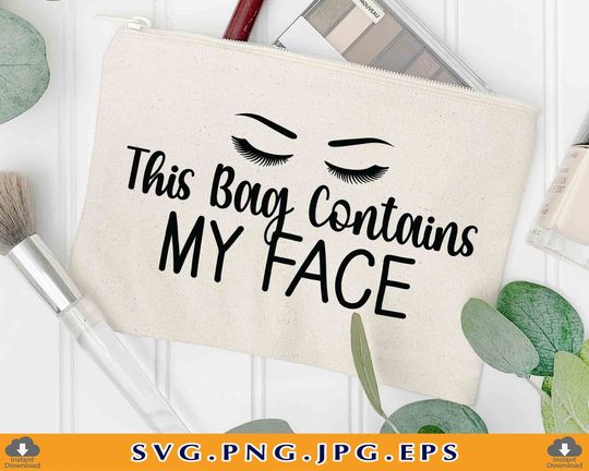 Discover This Bag Contains My Face Makeup Bag