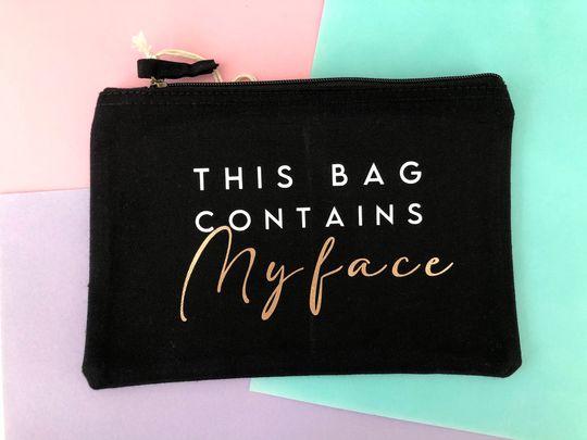 Discover This Bag Contains My Face Makeup Bag