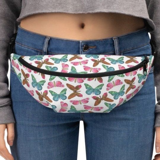 Discover Butterfly Art Insect Summertime Fanny Pack