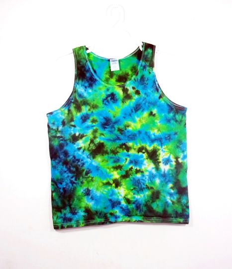 Discover Tie Dye Tank Top Crinkle Cotton Tank Top