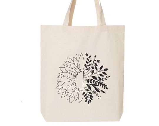 Discover Friendly Wildflowers Shopping Bag