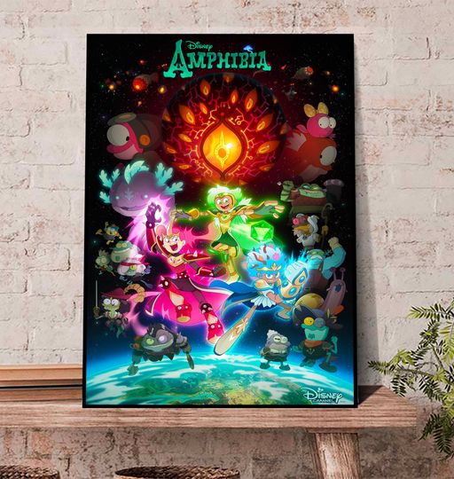Discover Cartoon Amphibia Season 3 2022 Canvas Poster