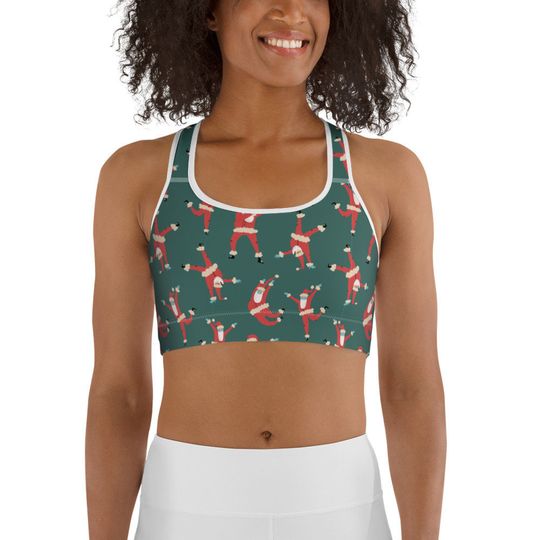 Discover Christmas Sports Bra All-Over Print Sports Bra