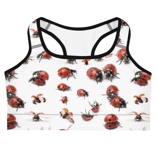 Discover Ladybug Sports bra All-Over Print Sports Bra