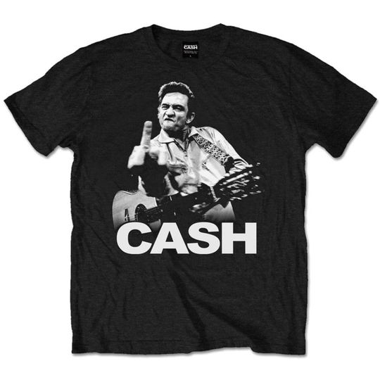Discover Johnny Cash Unisex Tee: Finger