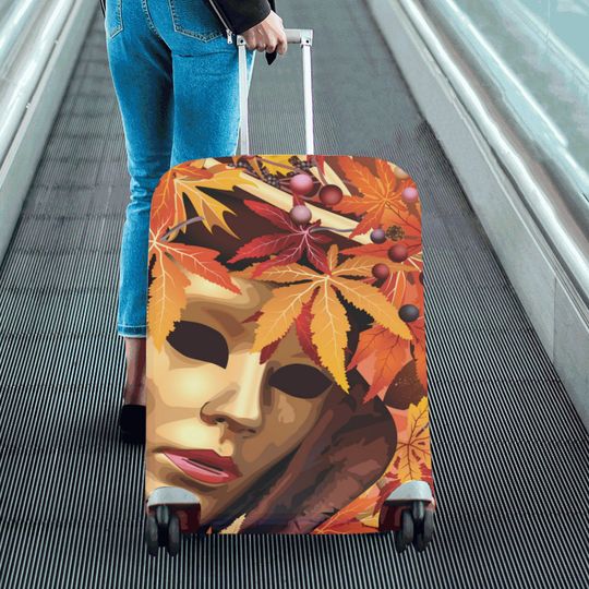 Discover Luggage cover Autumn Mask