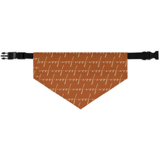 Discover Woof Woof Pet Bandana Collar