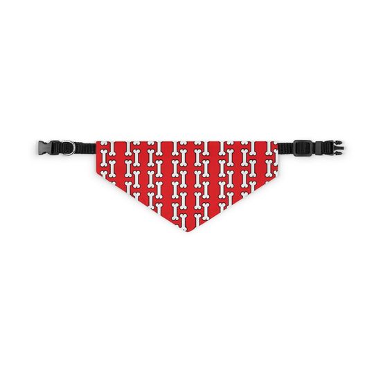 Discover Red Pet Bandana Collar