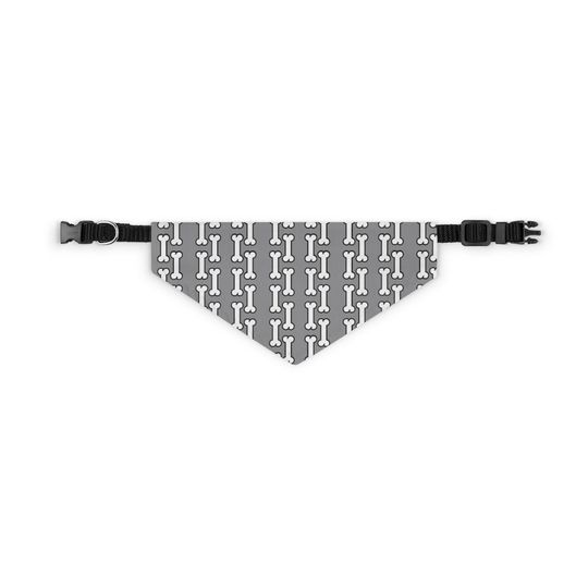 Discover Grey Pet Bandana Collar