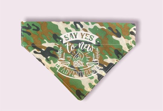 Discover New adventures Dog Bandana | dog neckwear | over the collar bandana