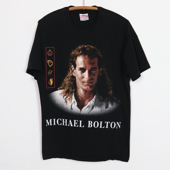 Discover vintage 1991 Michael Bolton Time Love And Tenderness Shirt