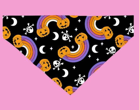 Discover Lookin Gourd Bandana, Halloween Dog Bandana