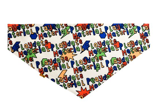 Discover Playdate Dog Bandana, 90's Dog Bandana