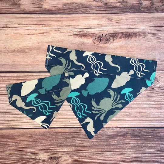 Discover Sea Creature Pet Bandana