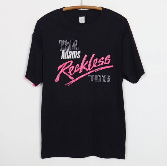 Discover vintage 1985 Bryan Adams Reckless Tour Shirt