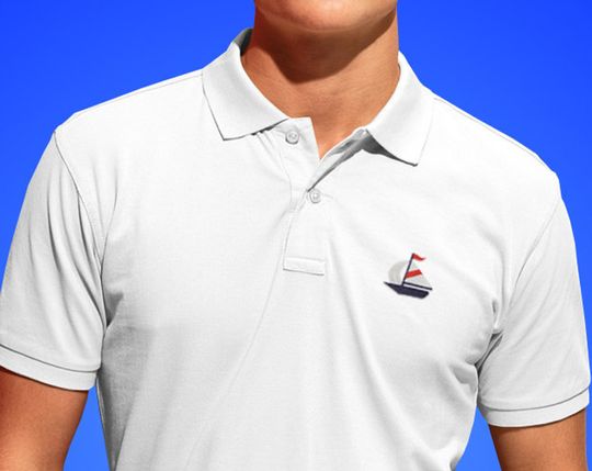 Discover Sail Boat Polo Shirt Sailing Yacht Poloshirt Summer Voyage Sea T-shirt