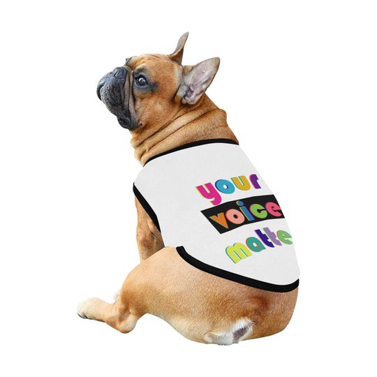 Discover Your voice matters Dog Tank Top Dog shirt Every Vote Counts