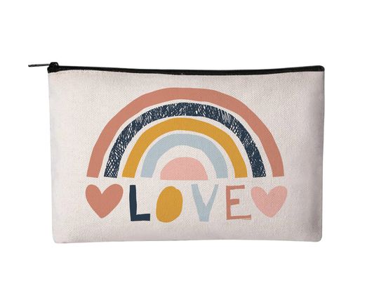 Discover Makeup Bag Rainbow, Love