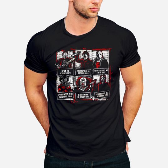 Discover Horror Movie Character T Shirt