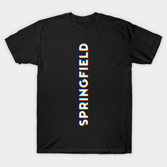 Discover Springfield Missouri CMYK Glitch Type - Missouri - T-Shirt