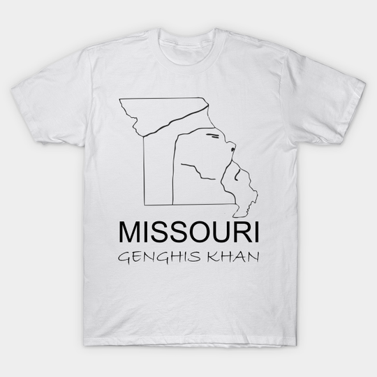 Discover A funny map of Missouri - Missouri - T-Shirt