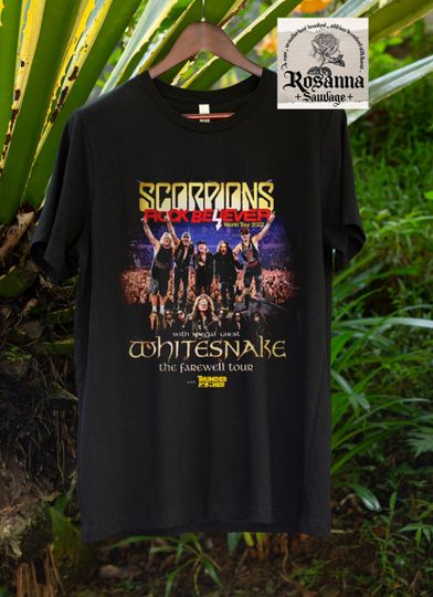 Discover Scorpions Rock Believer World Tour 2022 T- Shirt