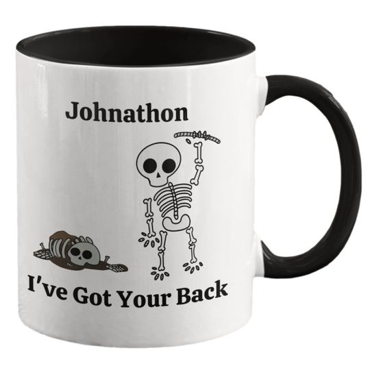 Discover Personalization I've Got Your Back Coffee Mug,