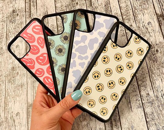 Discover iPhone Cases over 50 patterns, trendy stars lightning bolts butterflies cow print floral minimal flames y2k indie vibes vsco aesthetic boho