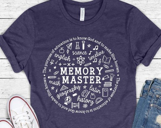 Discover Memory Master Shirt, CC Tshirt, Classical Conversations Shirt