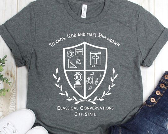 Discover Classical Conversations To Know God and Make Him Known CC Community Shirt