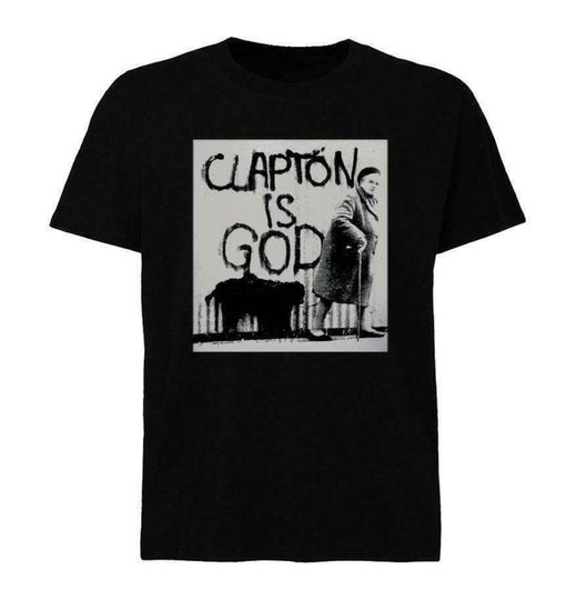 Discover Vintage Eric Clapton Is God T-Shirt