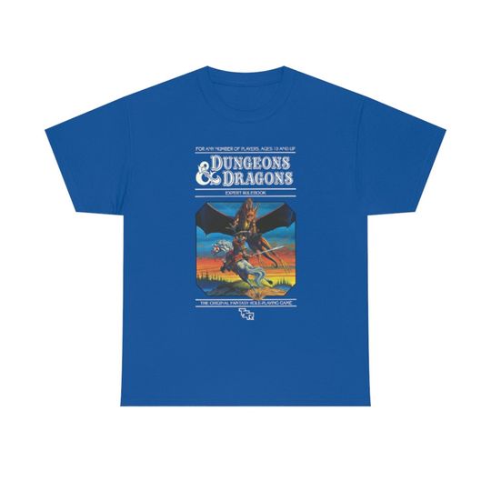 Discover Dungeons and Dragons Blue Handbook T-Shirt