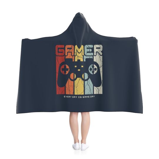 Discover Gamer Hooded Blanket, Custom blanket